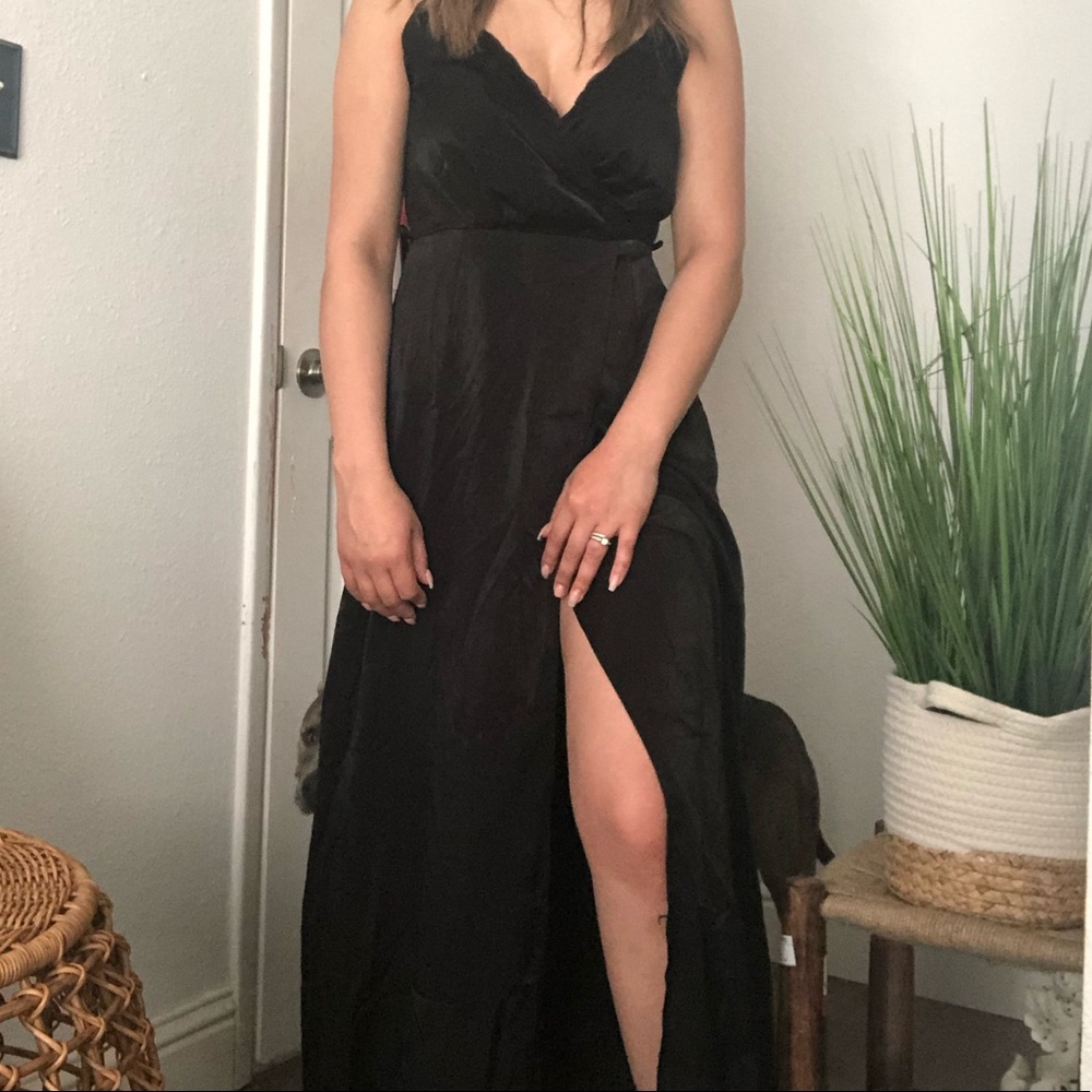 Long black dress